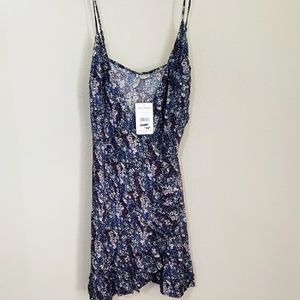 🆕️NWT Free People Mini Ruffled Wrap Dress